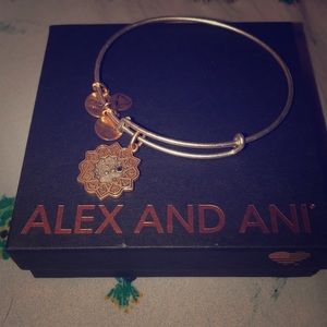 Gemini Two-tone Alex and Ani bangle